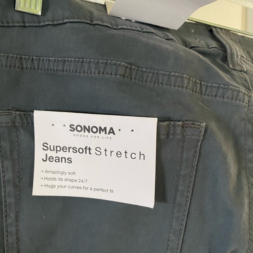 Sonoma super stretch skinny grey jeans